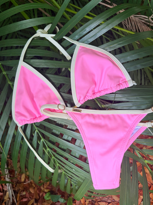 Bubble Pink Bikini Thong