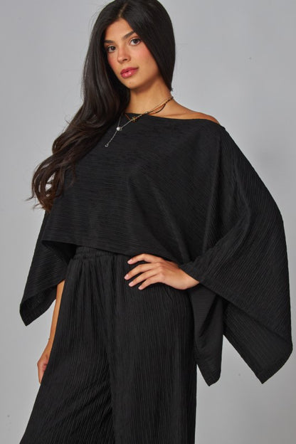 Black Kimono Set
