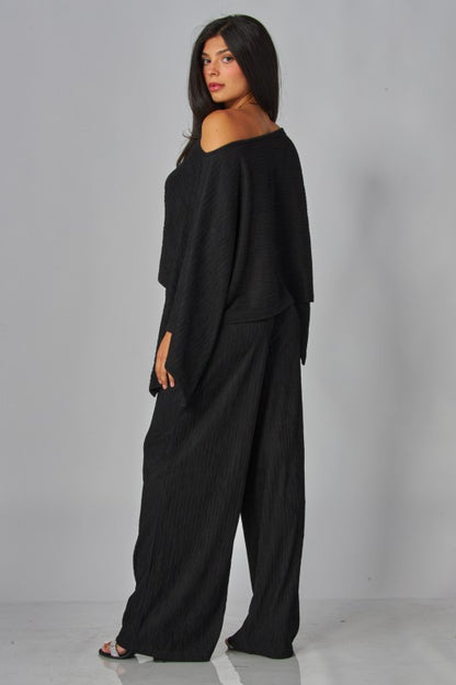 Black Kimono Set
