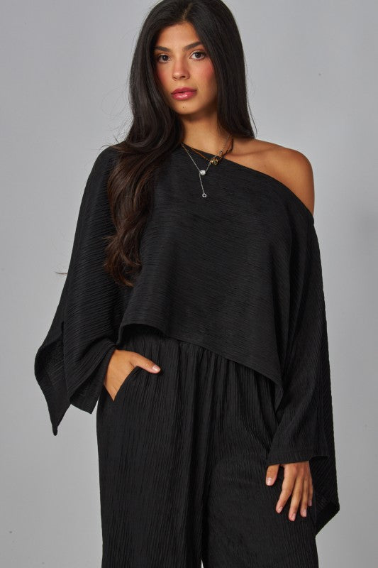 Black Kimono Set