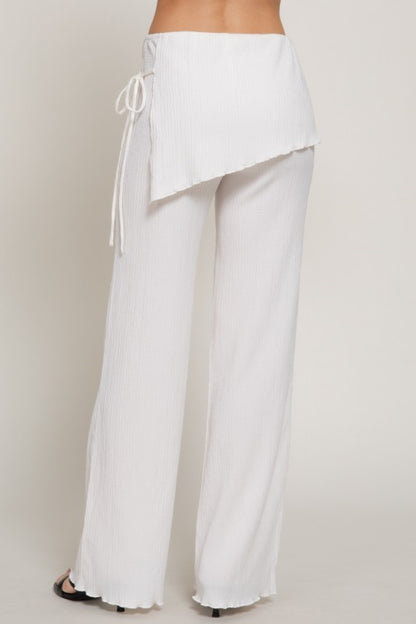 White Overwrap Pant
