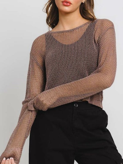 Mocha Metallic Top